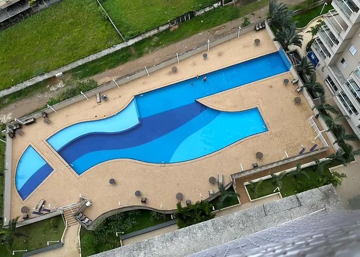 Apto 204B - Com Lazer De Resort E Vista Marcante - Piscina Guarujá